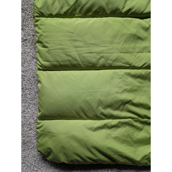 Cabelas Goose Down Puffer Vest Womens Medium Green Pockets Full Zip Outdoor - Picture 5 of 7